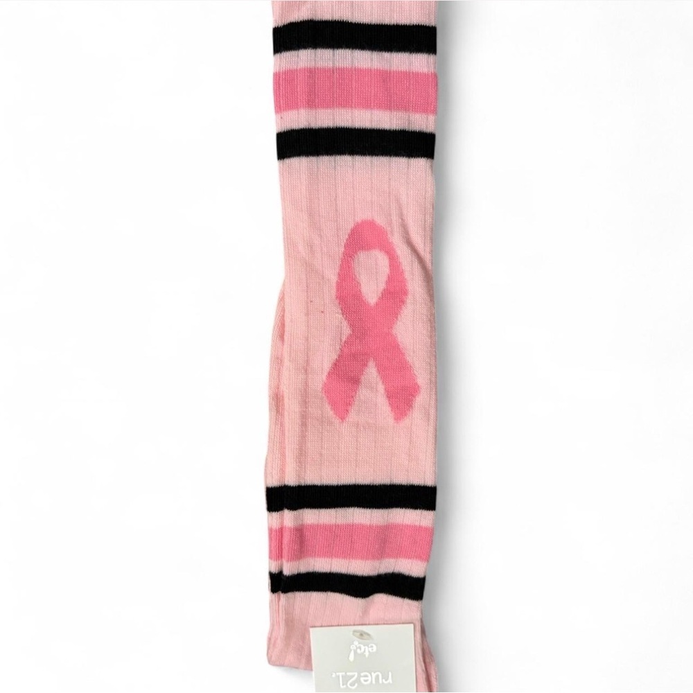 Rue21 Pink Ribbon Socks